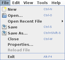 File Menu File Menu